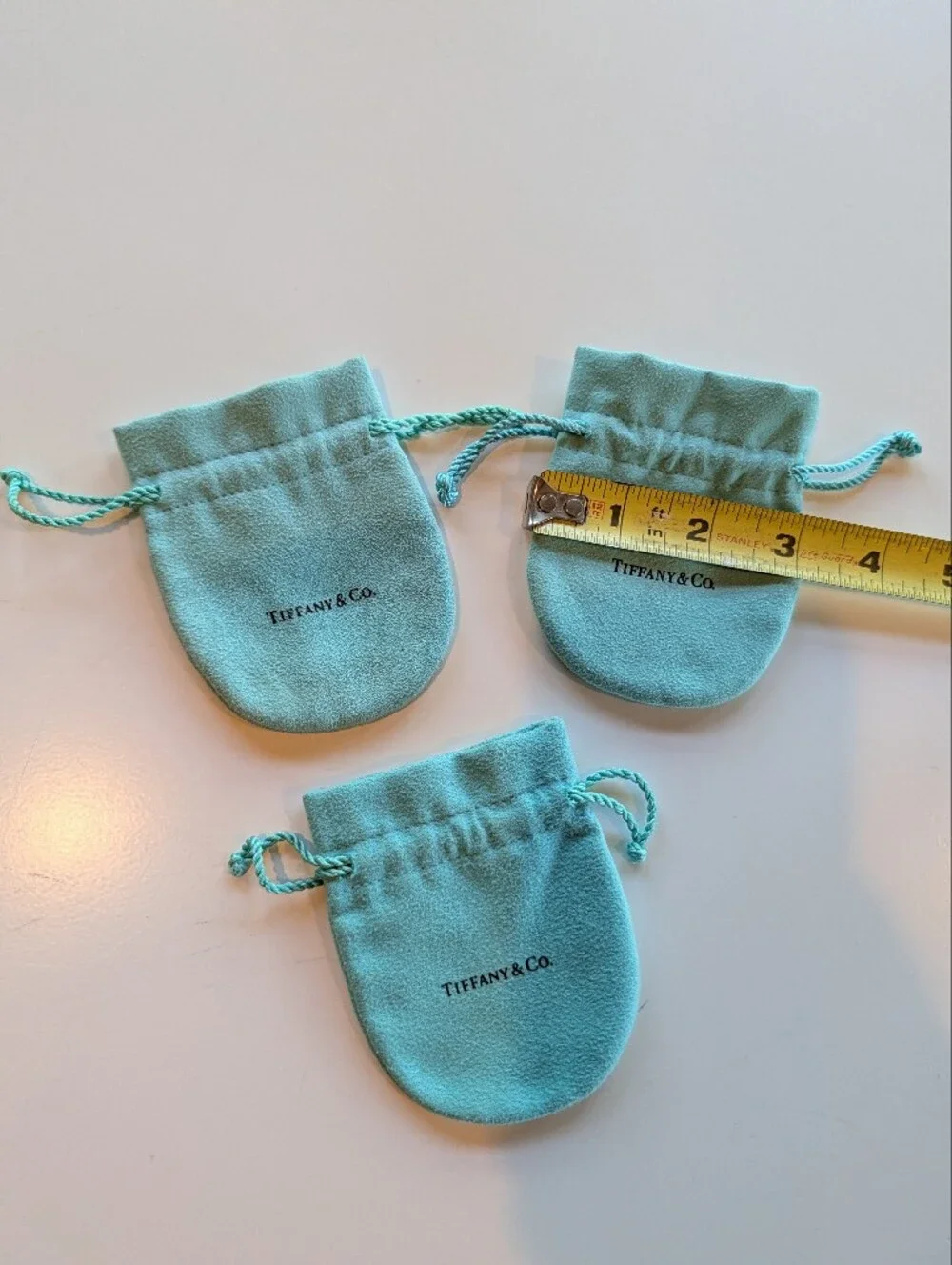 Tiffany & Co Jewelry Pouches Lot Of 3! - Picture 4 of 4